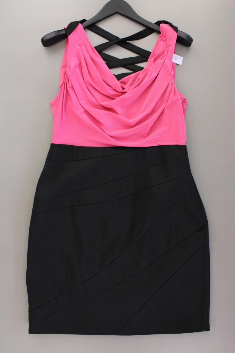 comma, Abendkleid Gr. 42 Ärmellos pink aus Polyester